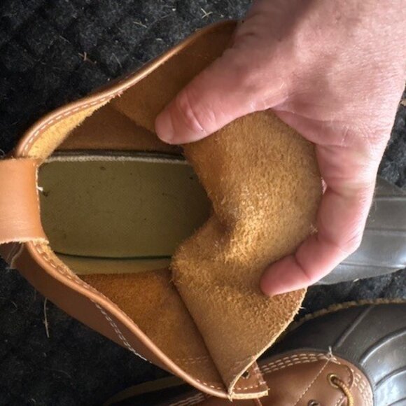 size 13 Insulated 8” Men’s Bean Boots. Worn less than 3 times main image 5